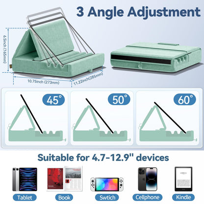FoldMate: Versatile Tablet Pillow Stand with Pocket