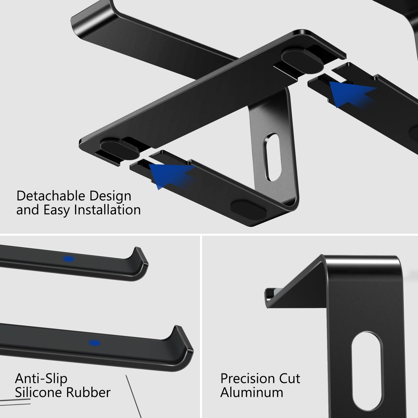 ElevatePro Aluminum Laptop Stand - Ergonomic & Stylish