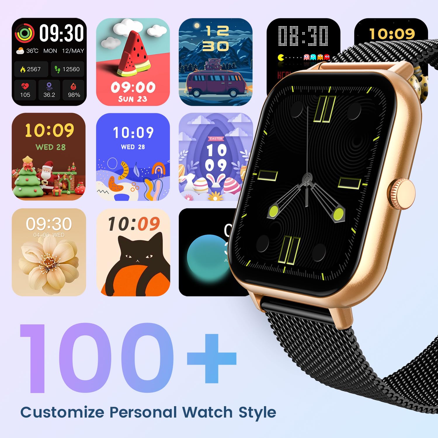 FitGoddess Smartwatch: Health & Fitness Tracker - Small Enterprise