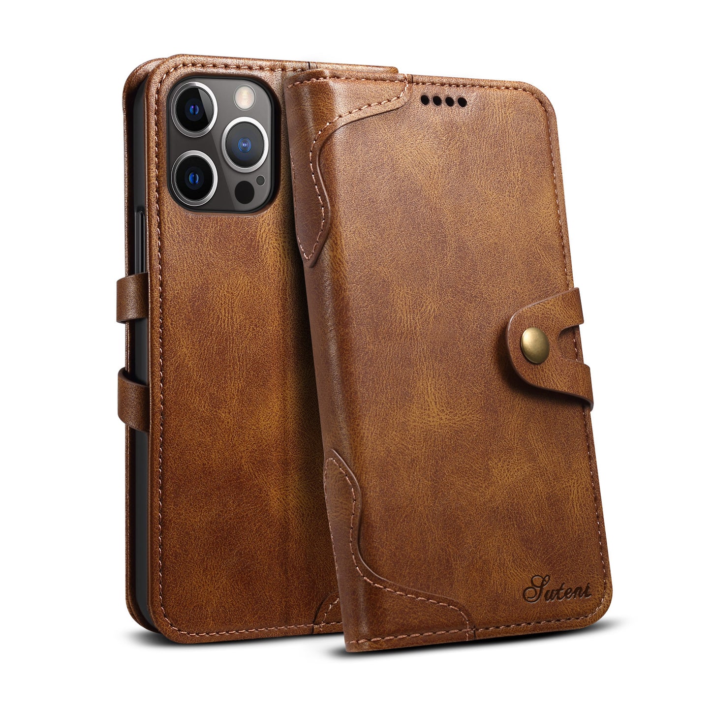 Phone Case Flip Leather Wallet Bag - Small Enterprise