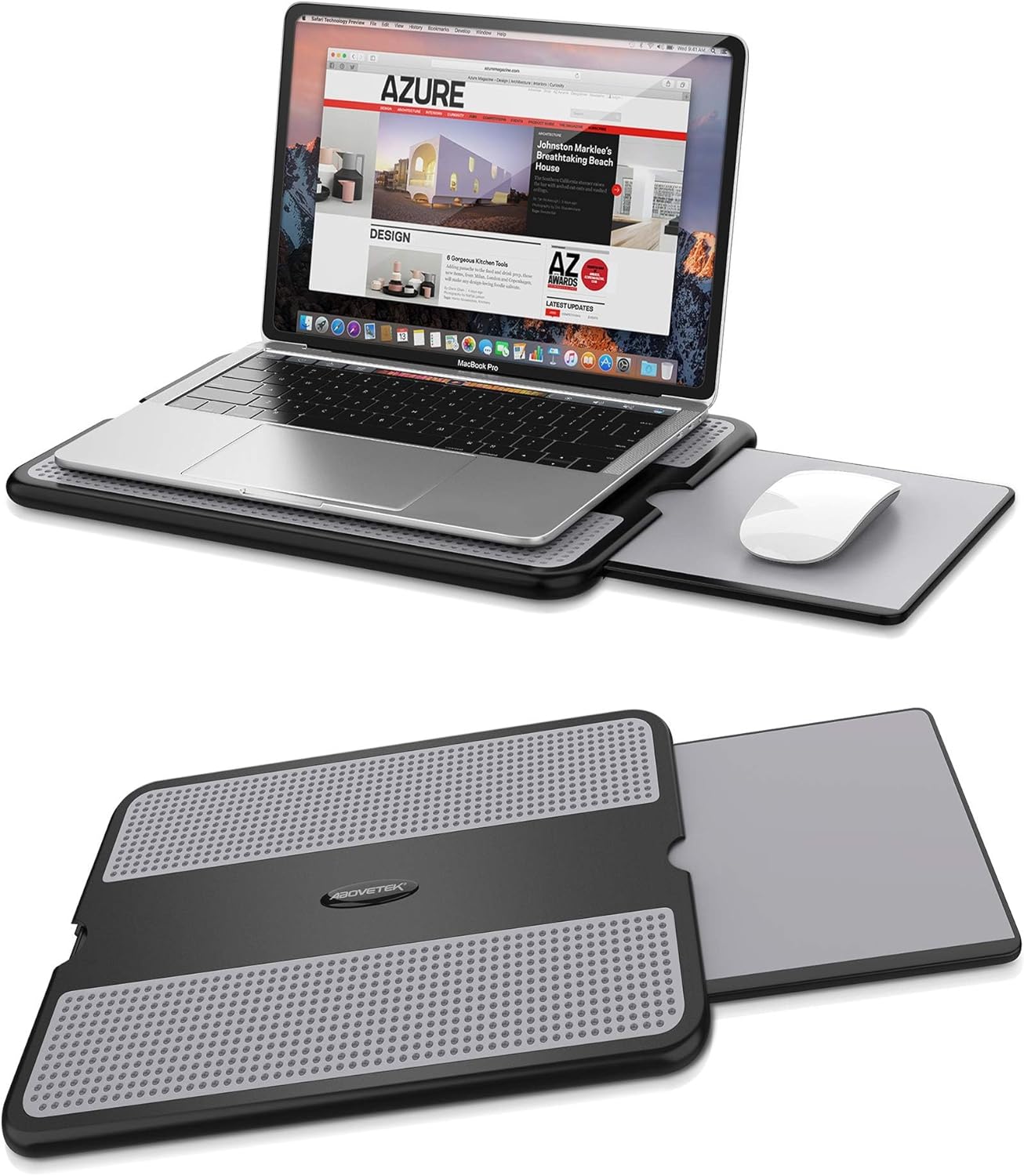 FlexiLap: Portable Laptop Desk with Mouse Tray