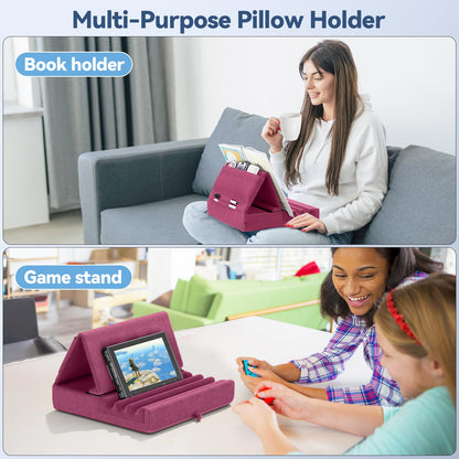 FoldMate: Versatile Tablet Pillow Stand with Pocket
