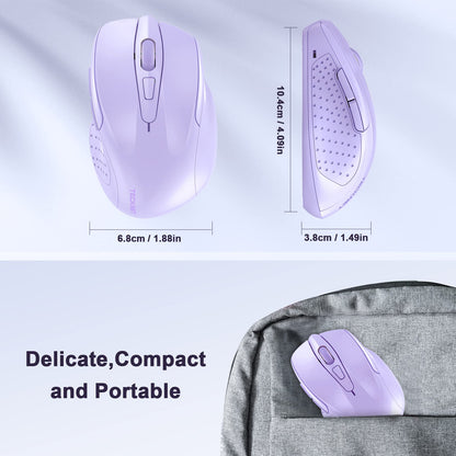 ErgoGlide Wireless: 6-Button, 2600 DPI, 24-Month Power