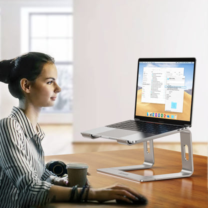 ElevatePro Aluminum Laptop Stand - Ergonomic & Stylish