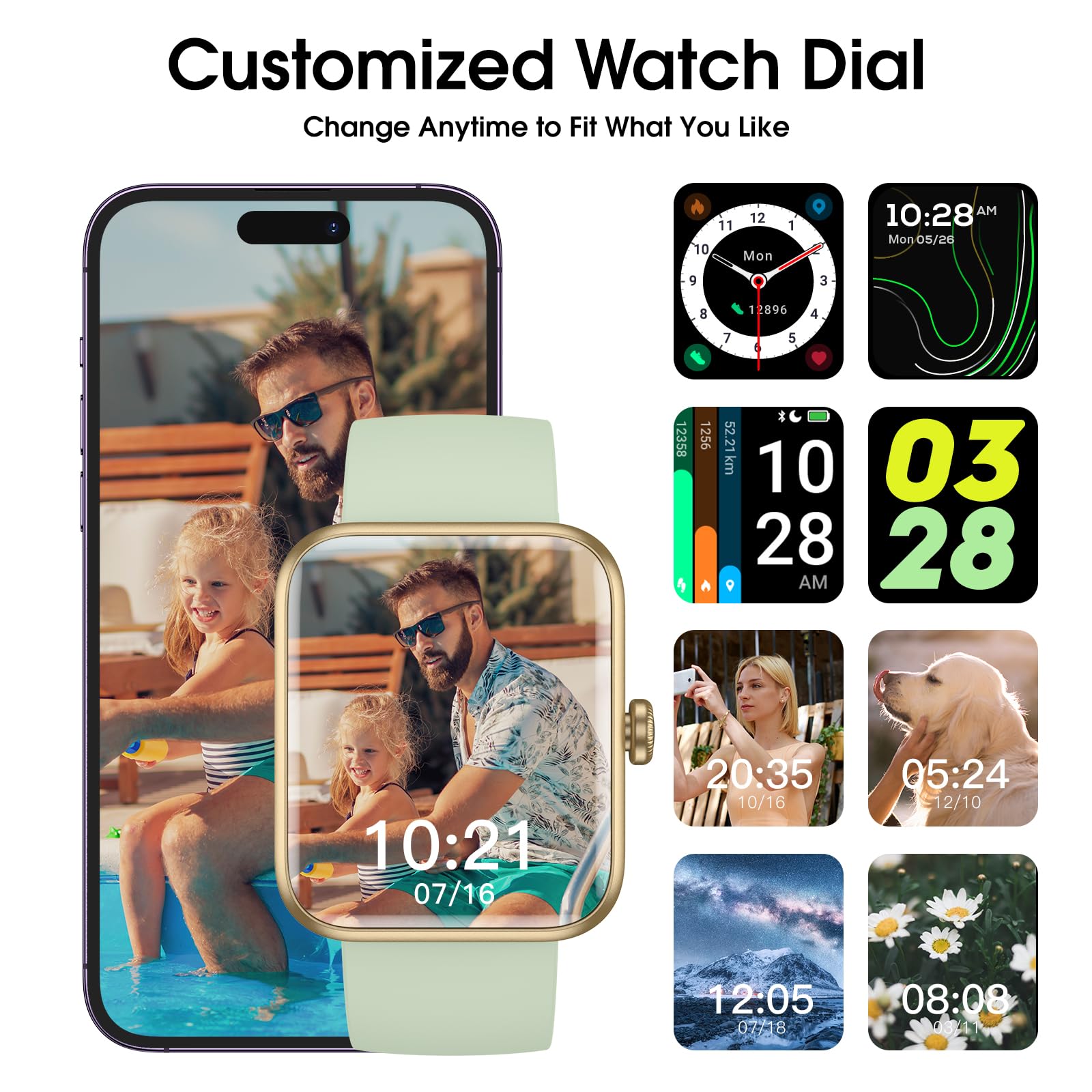 FitWatch Pro: Heart & Sleep Tracker Smartwatch 1.5 - Small Enterprise