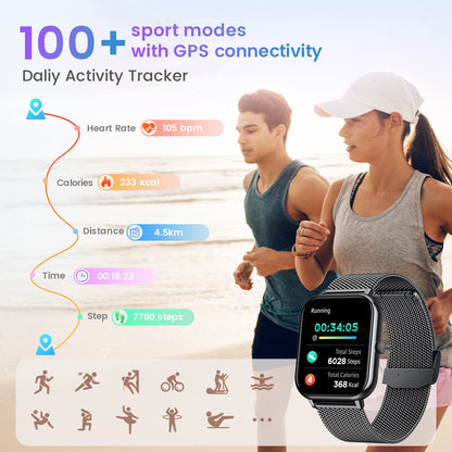 FitGoddess Smartwatch: Health & Fitness Tracker - Small Enterprise