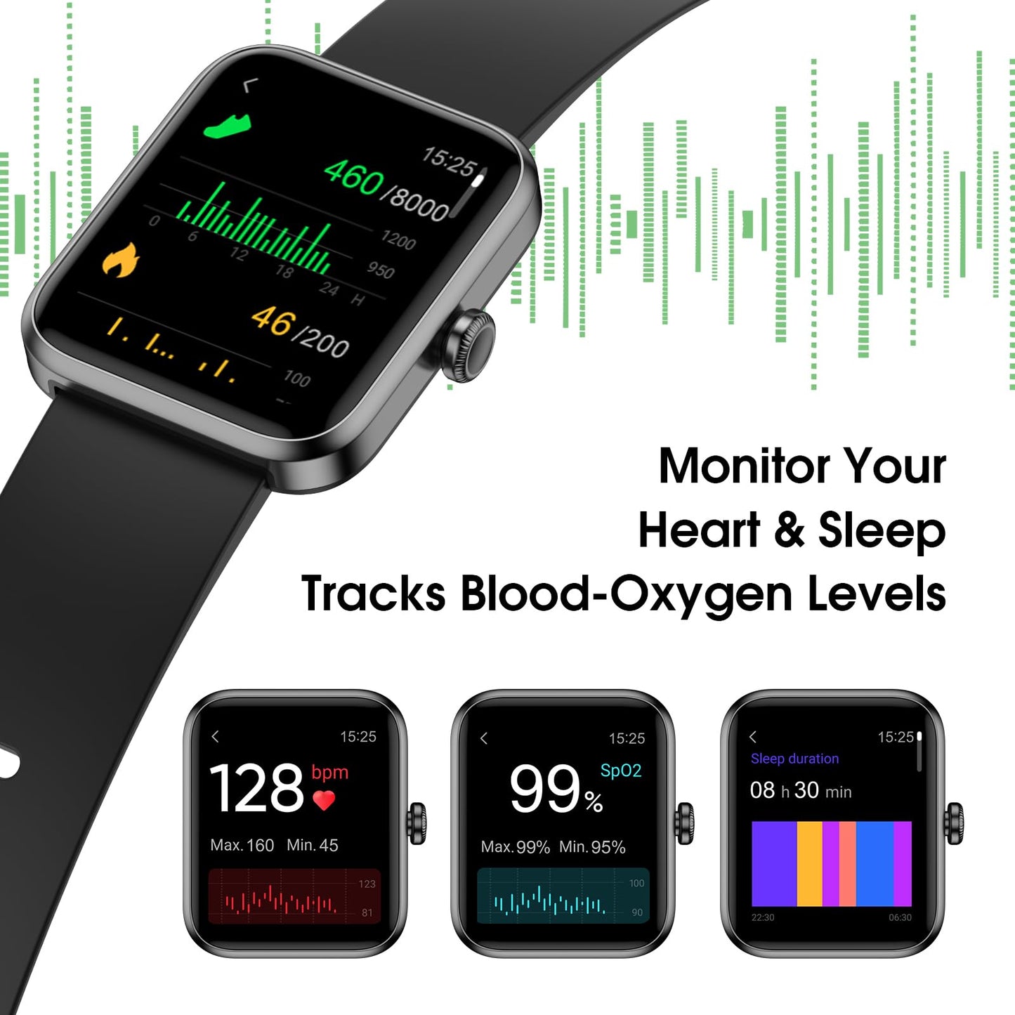 FitWatch Pro: Heart & Sleep Tracker Smartwatch 1.5 - Small Enterprise