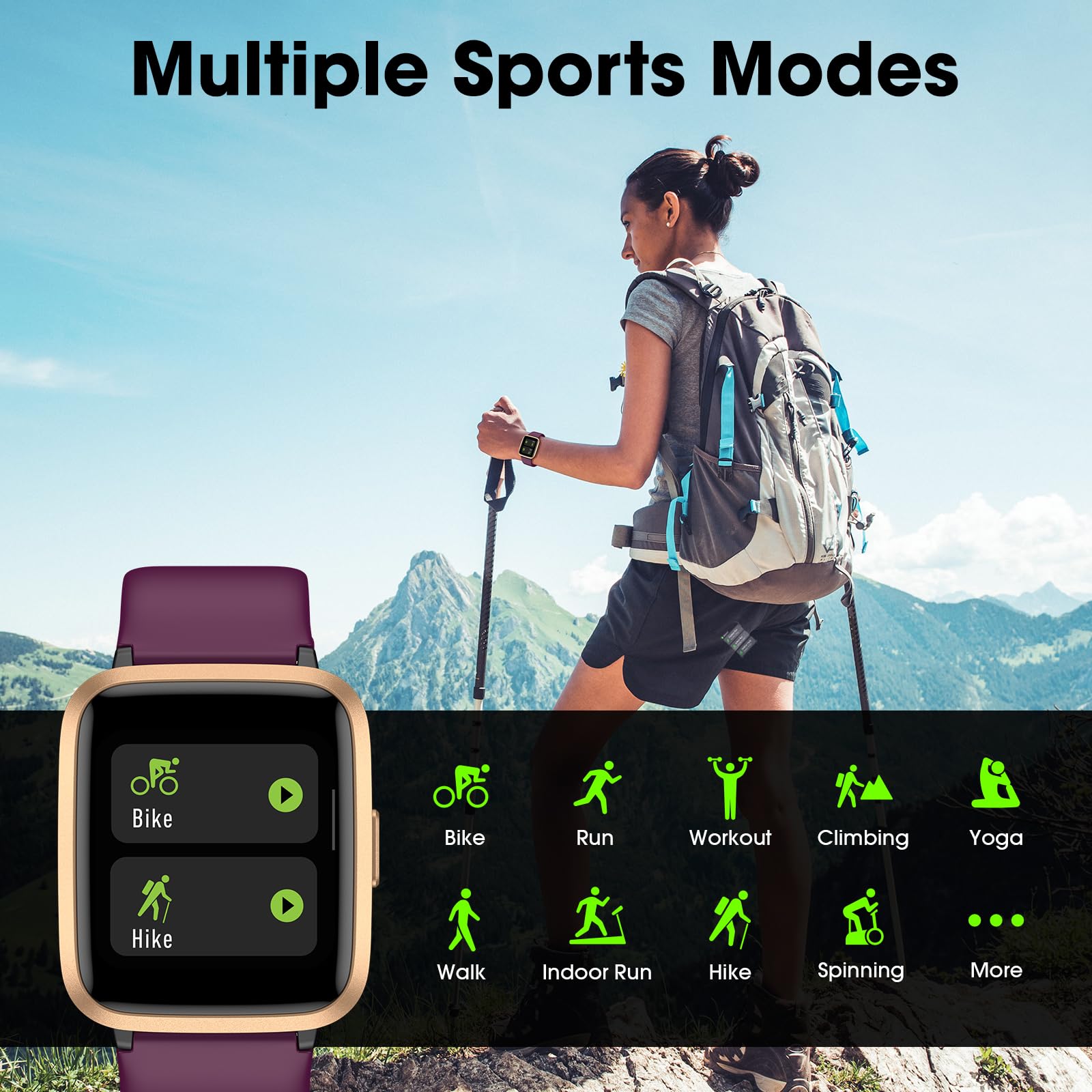 FitWatch Pro: Heart & Sleep Tracker Smartwatch 1.5 - Small Enterprise