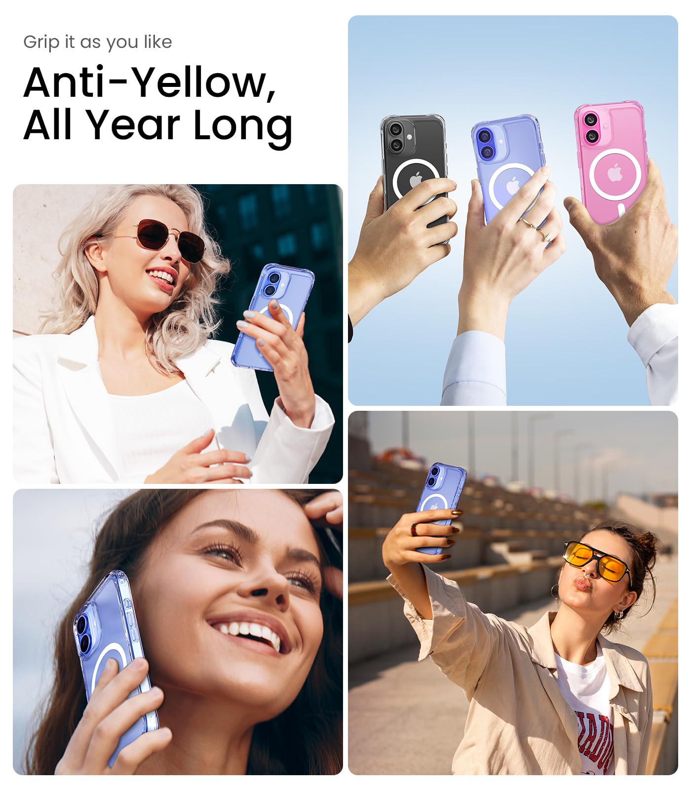 CrystalGuard i16: Clear, Tough, Anti-Yellowing Case