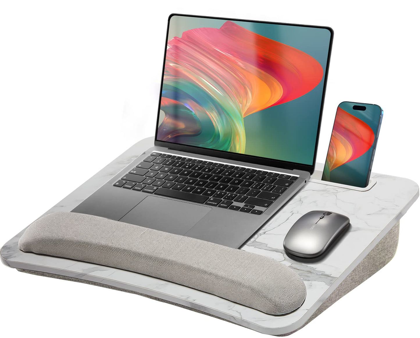 CushyLap Desk: Portable Laptop Stand & Storage