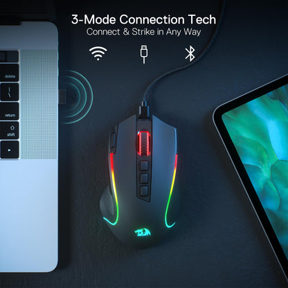Redragon M612 PRO Swift RGB: 9-Button Gaming Mouse