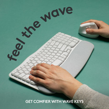 WaveEase Wireless Ergokey by Logitech