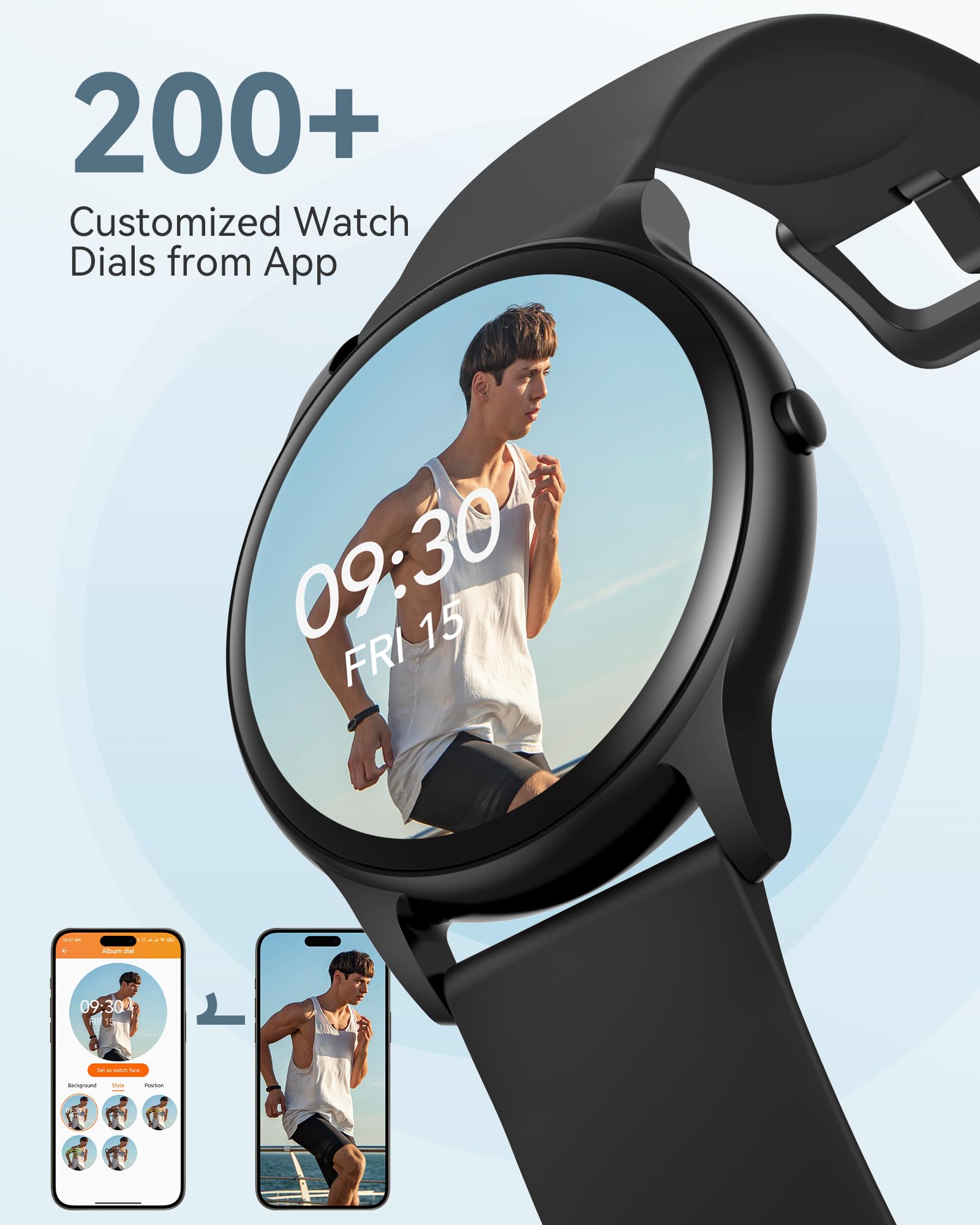 SportyPink Smartwatch - 5ATM, Fitness Tracker, HR Monitor - Small Enterprise