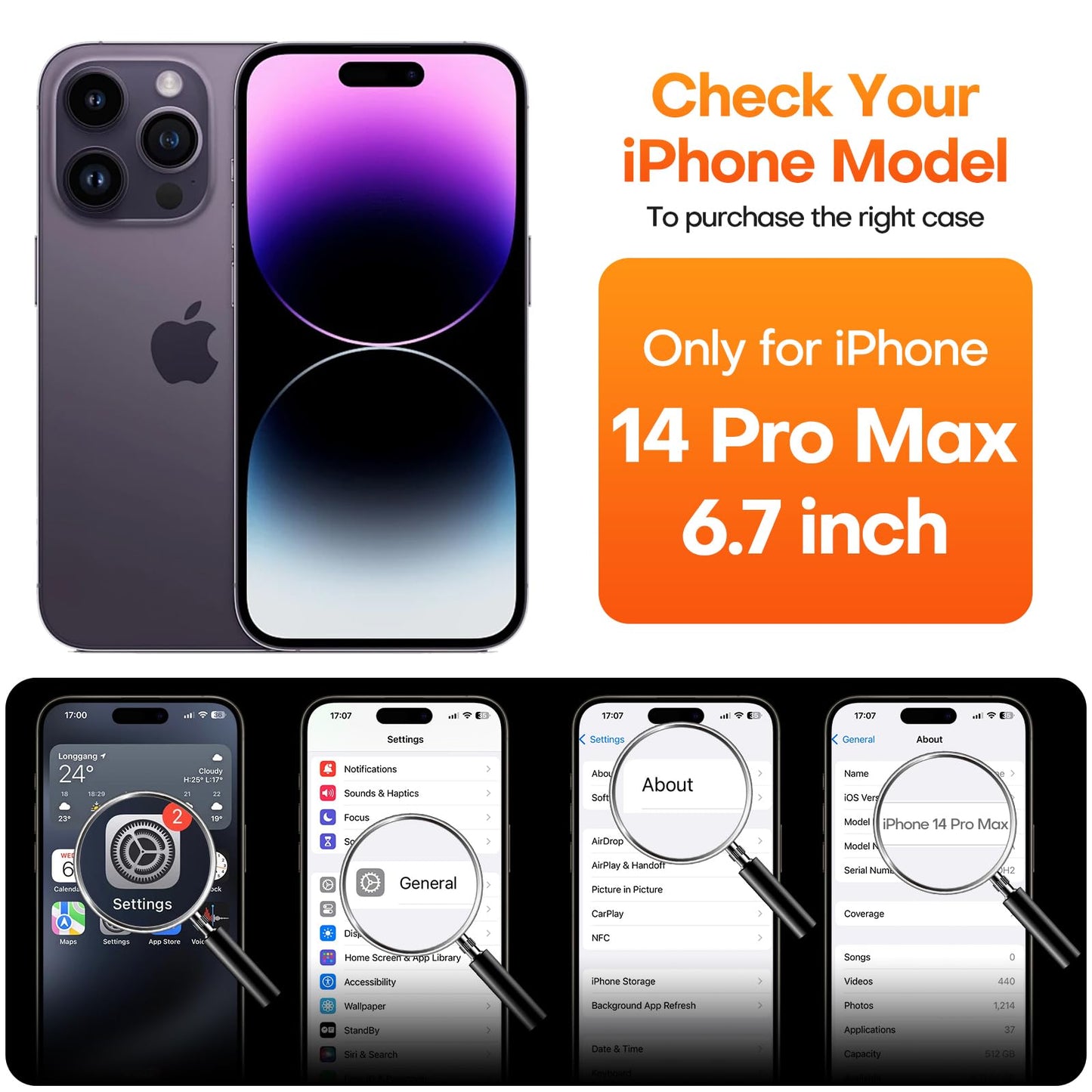 ImpactStrong 3-Pack Glass Protector for iPhone 15/16, 6.1