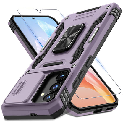 ###DEERLAMN Galaxy A17 Case with Slide Cover-Black