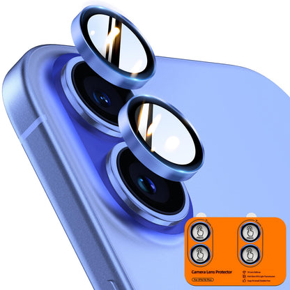 TOCOL Camera Lens Protector for iPhone 17 Tempered Glass HD Individual Scratch Resistant Camera Cover Accessories Case Friendly 2 Pack（Clear）