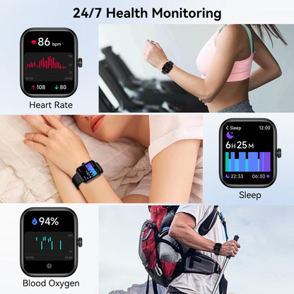 FitSmart Alexa Watch: HD Touchscreen & Health Tracker - Small Enterprise