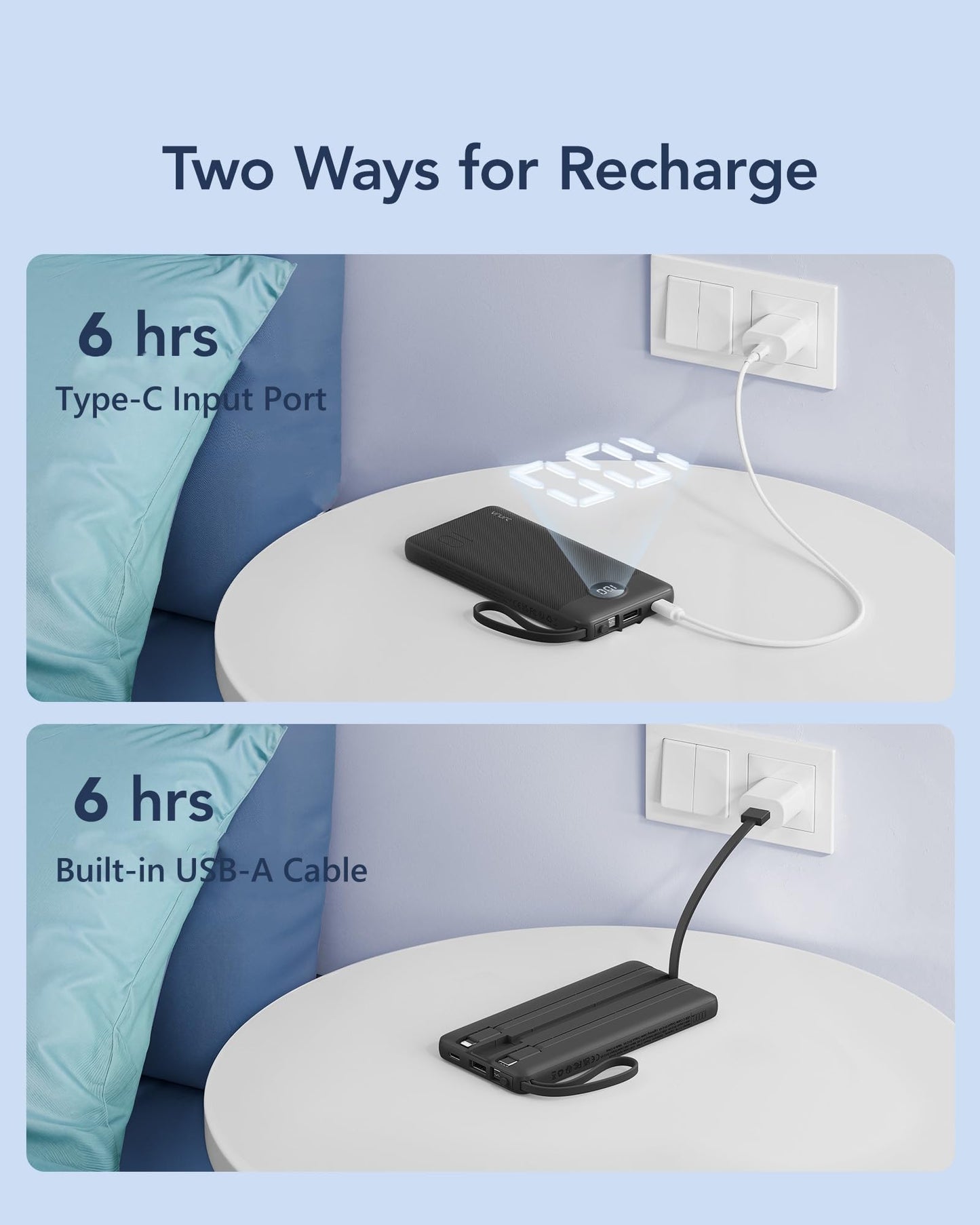 ChargeMate 10000mAh: Portable Power Bank for All Devices - Pink - Small Enterprise