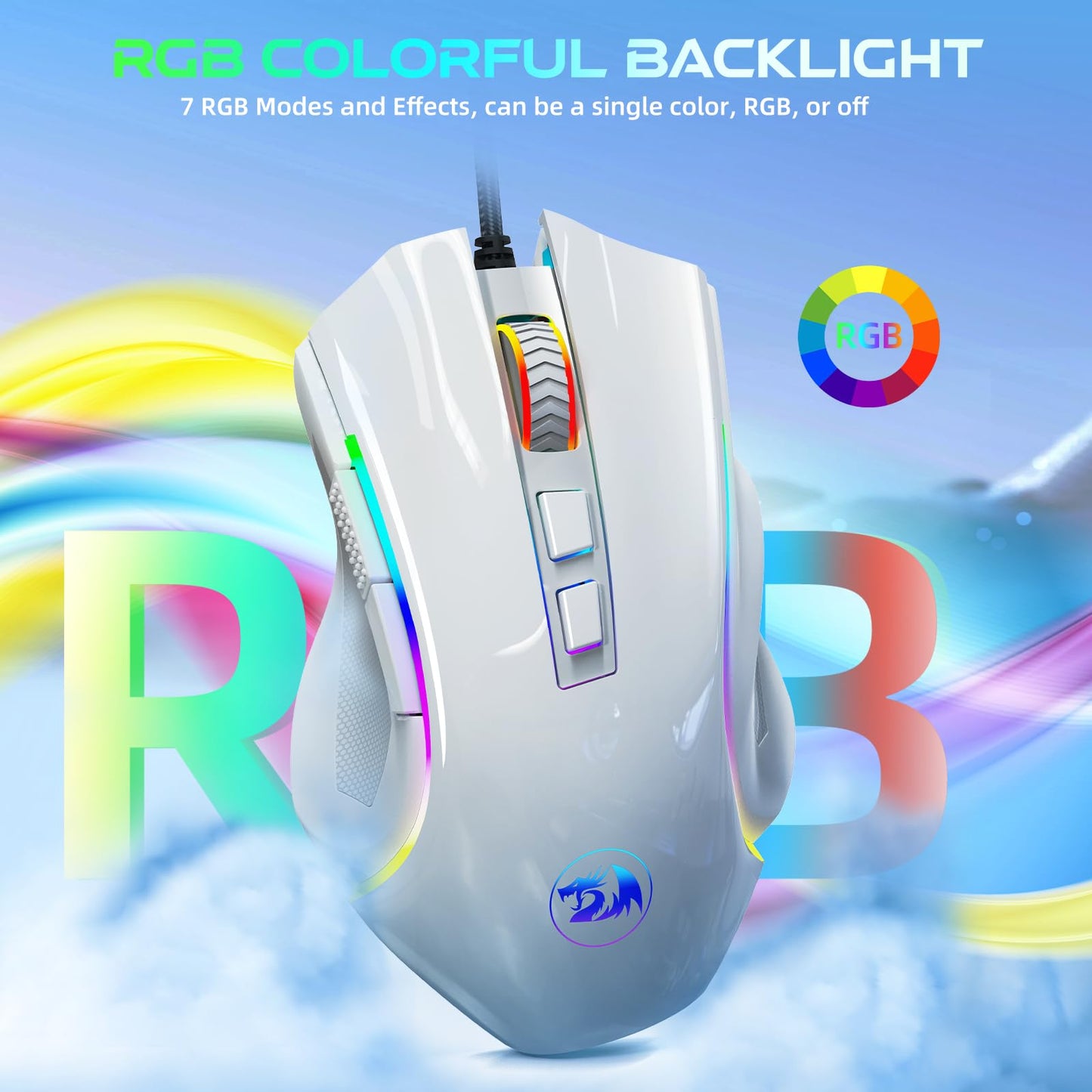 Griffin Pro: Wireless RGB Gaming Mouse 7200 DPI