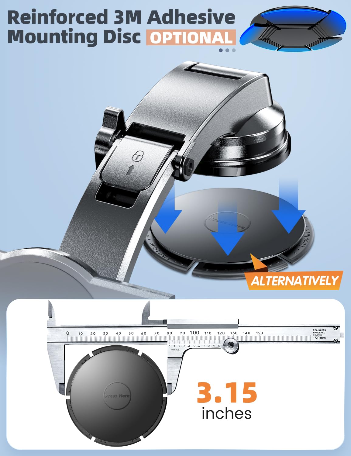 eSamcore Car Suction Cup iPad Holder