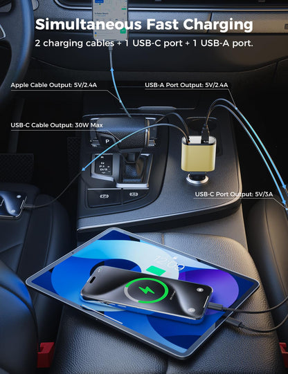 SuperOne 4-in-1 Car Charger - Small Enterprise