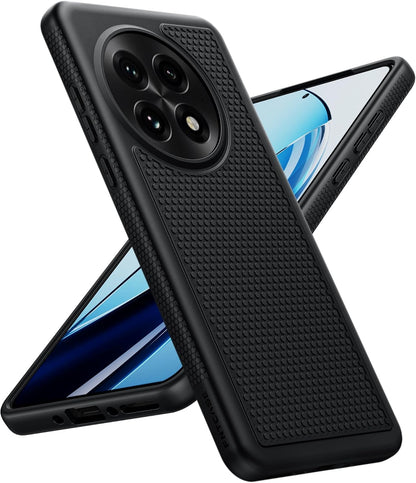 FNTCASE for Galaxy A17/A16 5G Phone Case - Samsung A17 Military Grade Drop Protection, 14ft Drop Tested, Screen Protector Included, Anti-Slip Matte Textured, TPU+PC Dual Layer Shockproof Cover (Black)