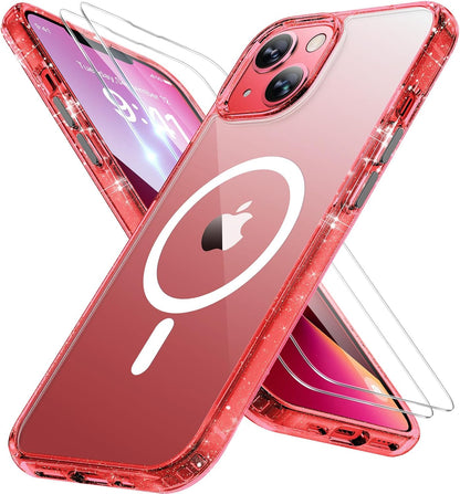 Miracase Magnetic iPhone 14 Case with Protectors