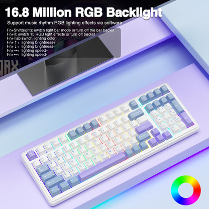 AULA F99 Tri-Mode RGB Wireless Mechanical Keyboard
