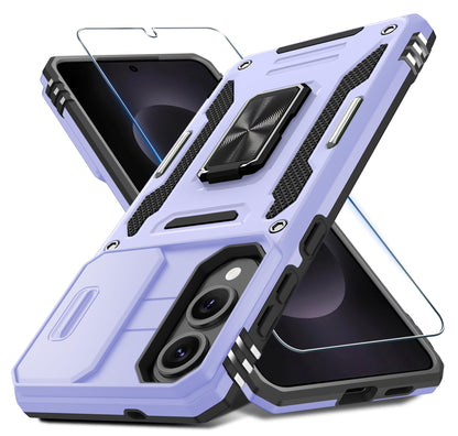 ###DEERLAMN Galaxy A17 Case with Slide Cover-Black