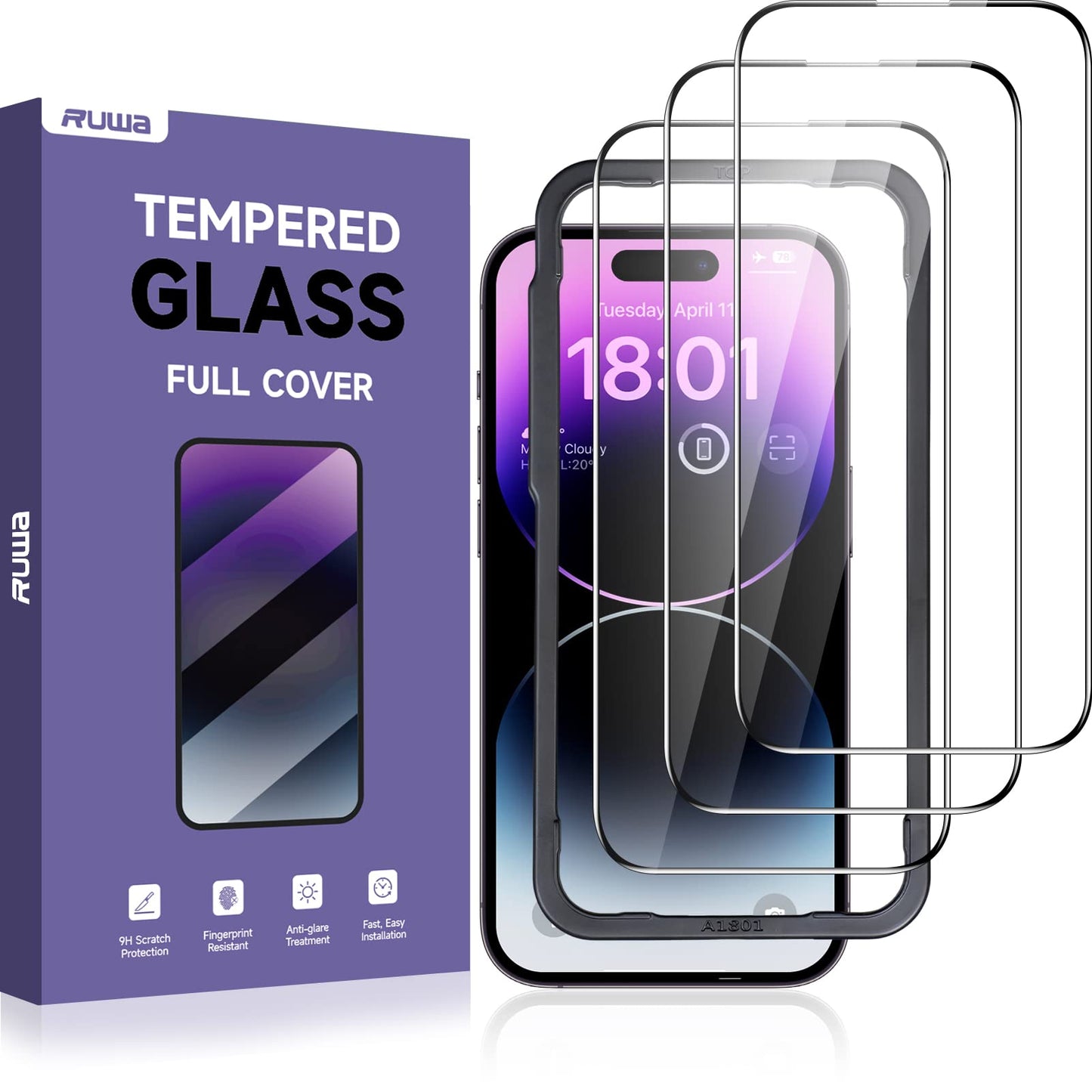 Ruwa Guard: Privacy Screen Protector for iPhone 13/14 - Small Enterprise