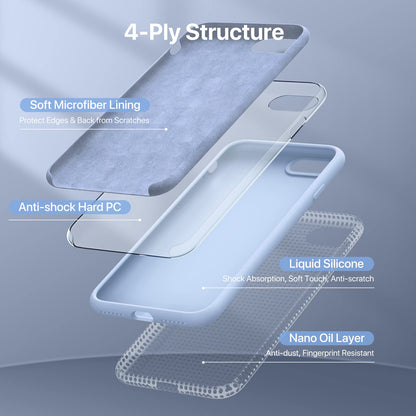 Miracase Capri Blue Slim Shockproof iPhone Case