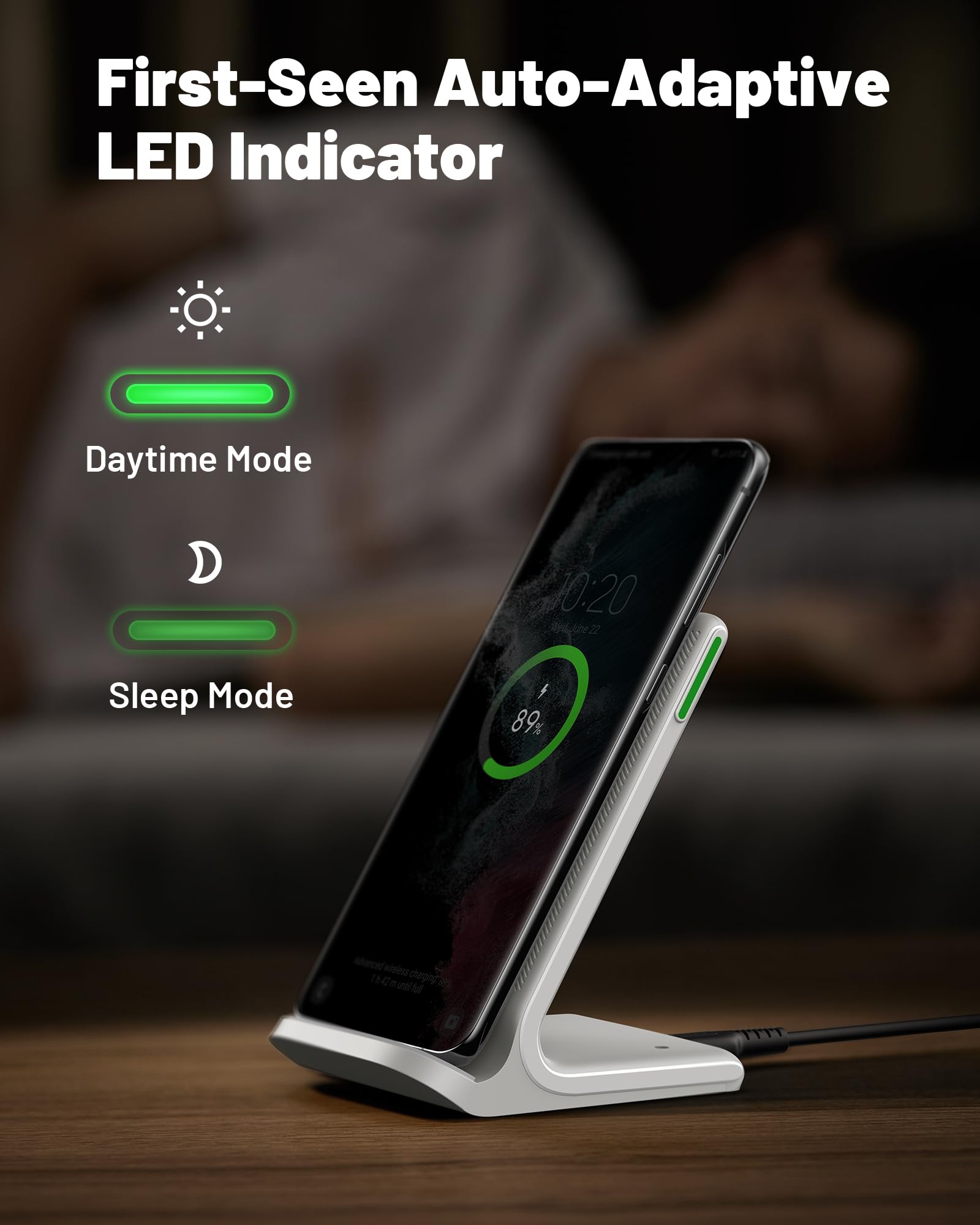 INIU GlowCharge 15W Qi Wireless Charging Station - Small Enterprise