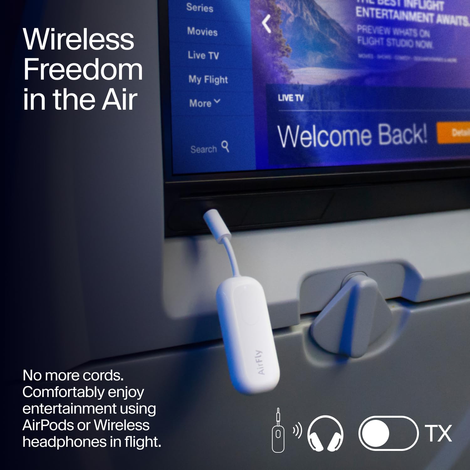 AirFly SE: Bluetooth Audio Adapter for Travel & More - Small Enterprise