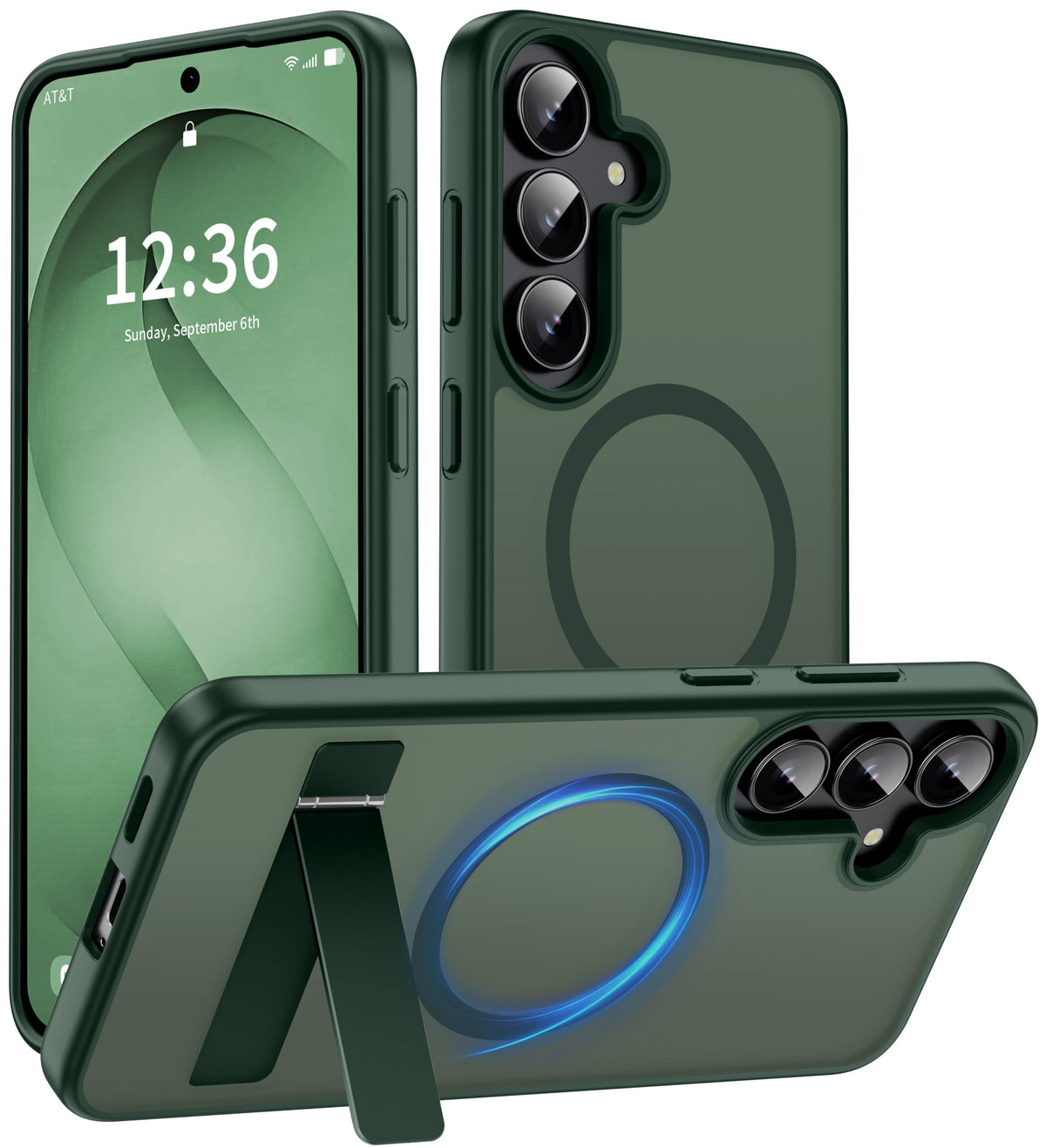 for Google Pixel 11/Pixel 11 Pro Case, Built-in Stand, Black