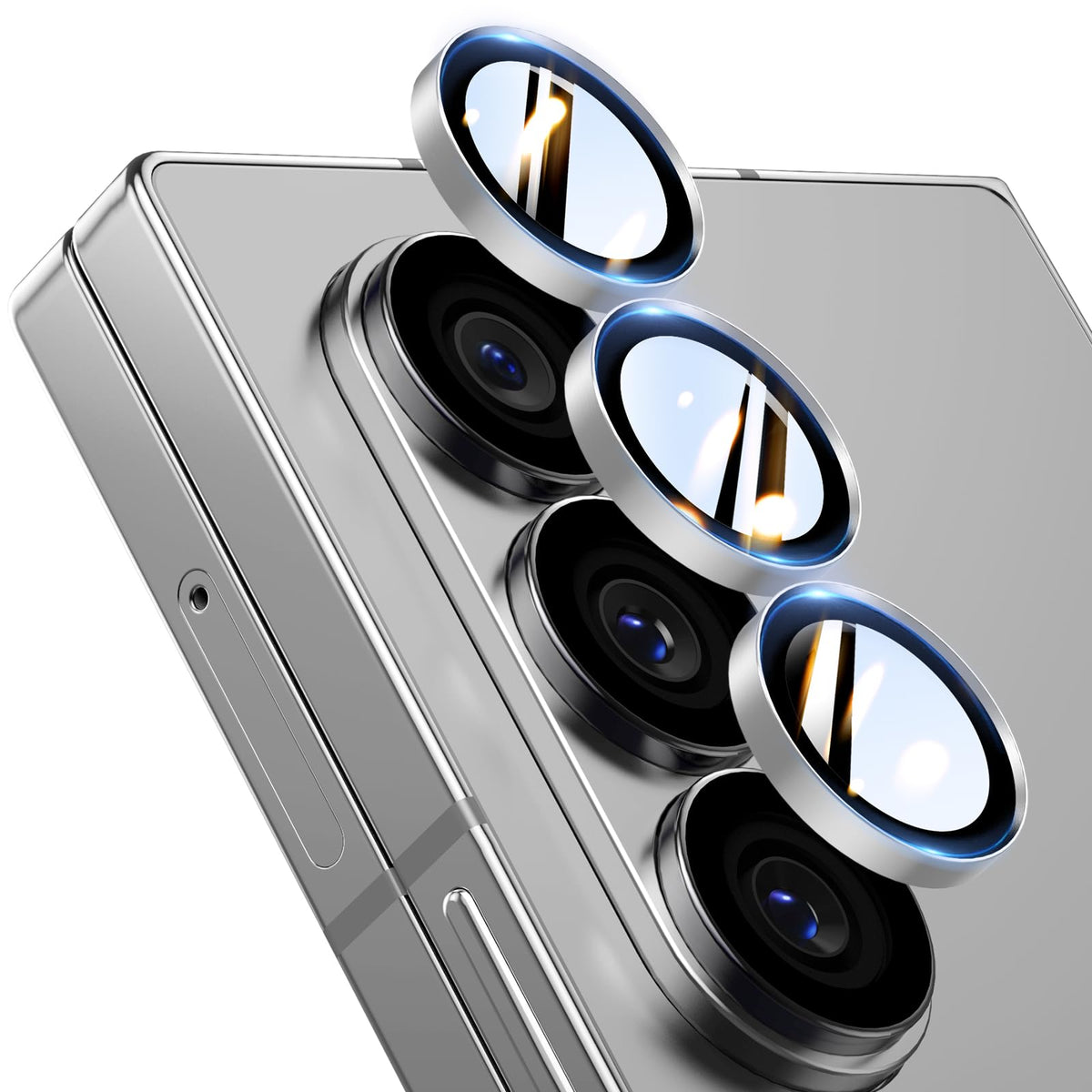 TOCOL Camera Lens Protector for iPhone 17 Tempered Glass HD Individual Scratch Resistant Camera Cover Accessories Case Friendly 2 Pack（Clear）