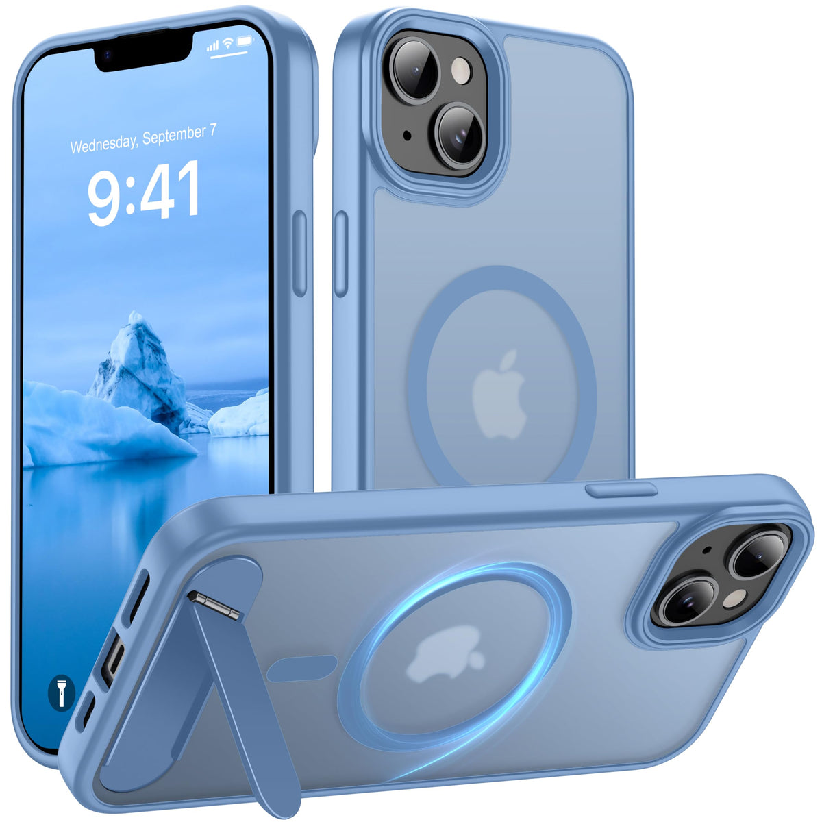 for Google Pixel 11/Pixel 11 Pro Case, Built-in Stand, Black