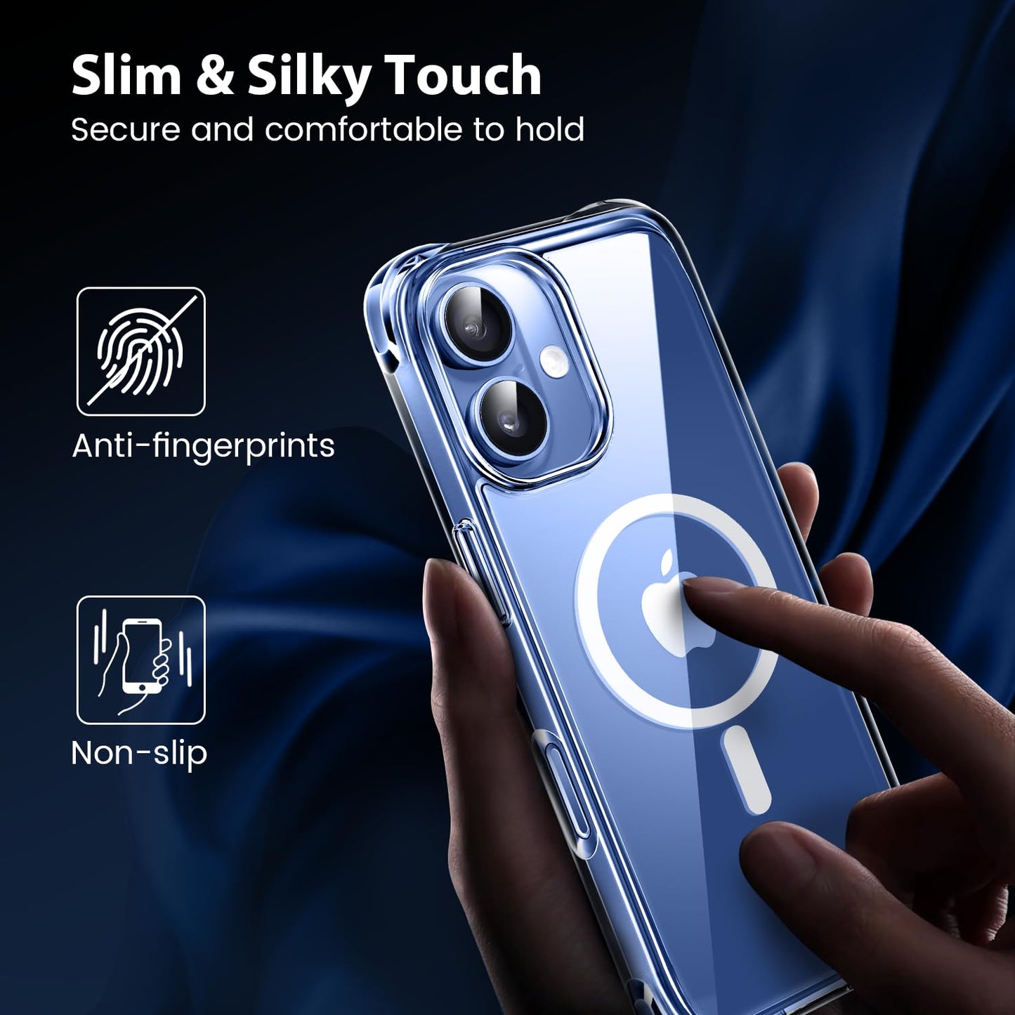 CrystalGuard i16: Clear, Tough, Anti-Yellowing Case