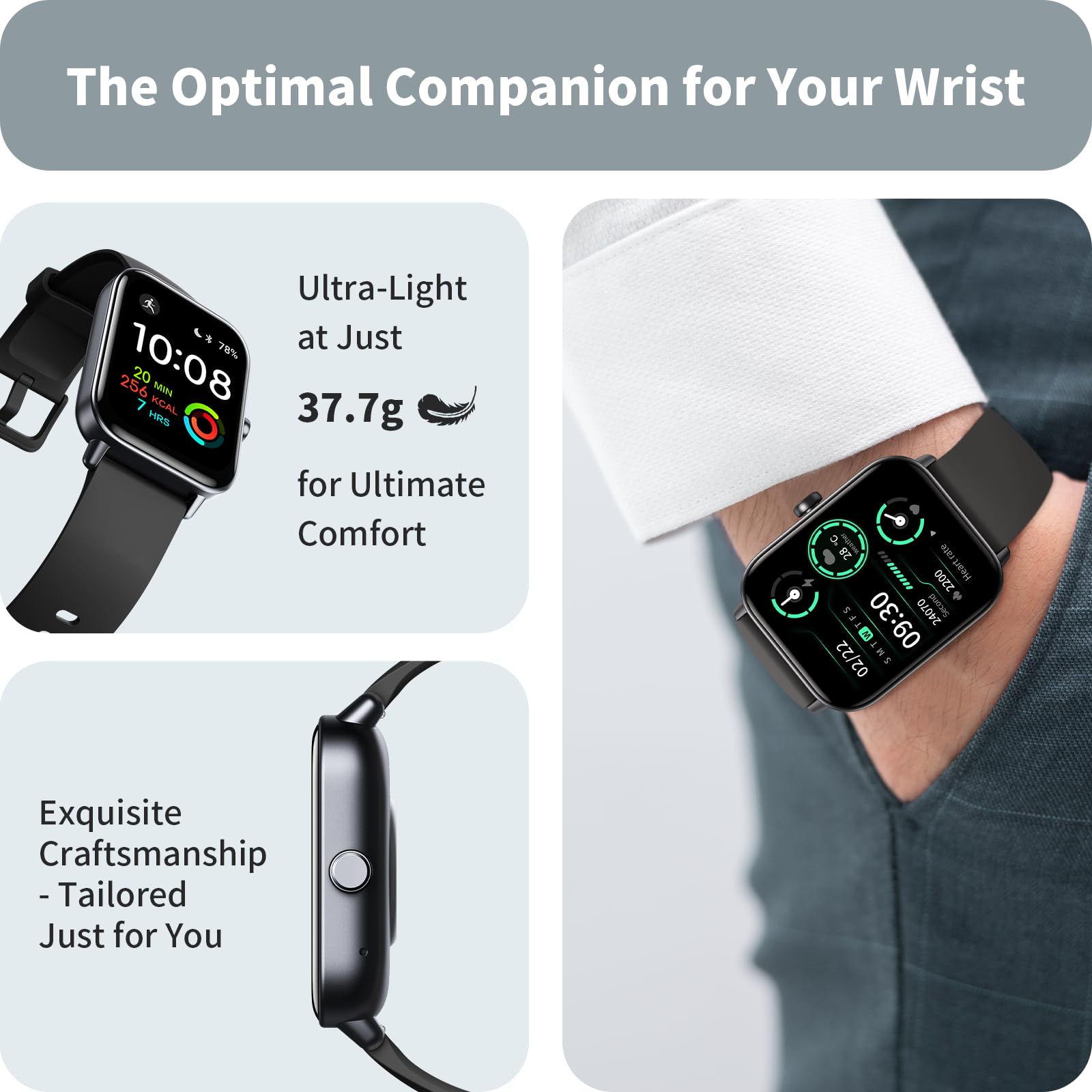 FemmeFit Smartwatch: Alexa, Waterproof, 100+ Sports - Small Enterprise