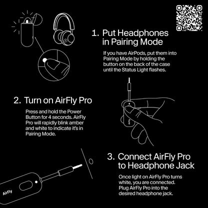 Twelve South AirFly SE | Bluetooth Wireless Audio Transmitter Adapter for AirPods/Headphones, 20+ Hr Battery, Works with 3.5mm aux Jacks on Airplanes, TVs, Gym Equipment, and Travel - Small Enterprise