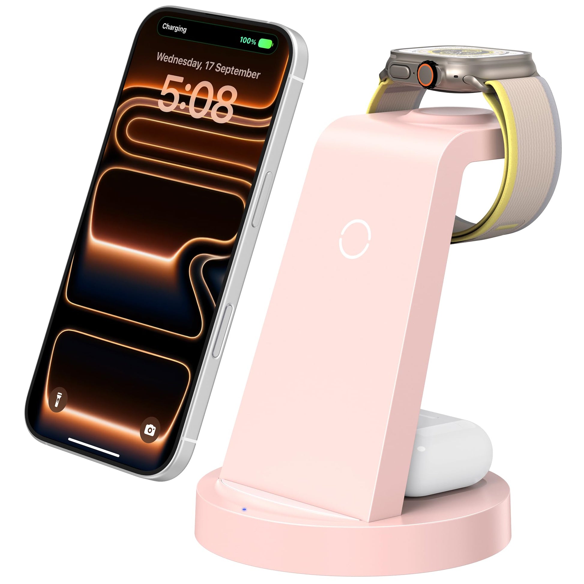 3 in 1 Charging Station for iPhone & Apple Watch