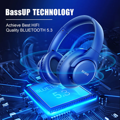 KVIDIO ProBass 65H Wireless Headphones - Travel Ready! - Small Enterprise
