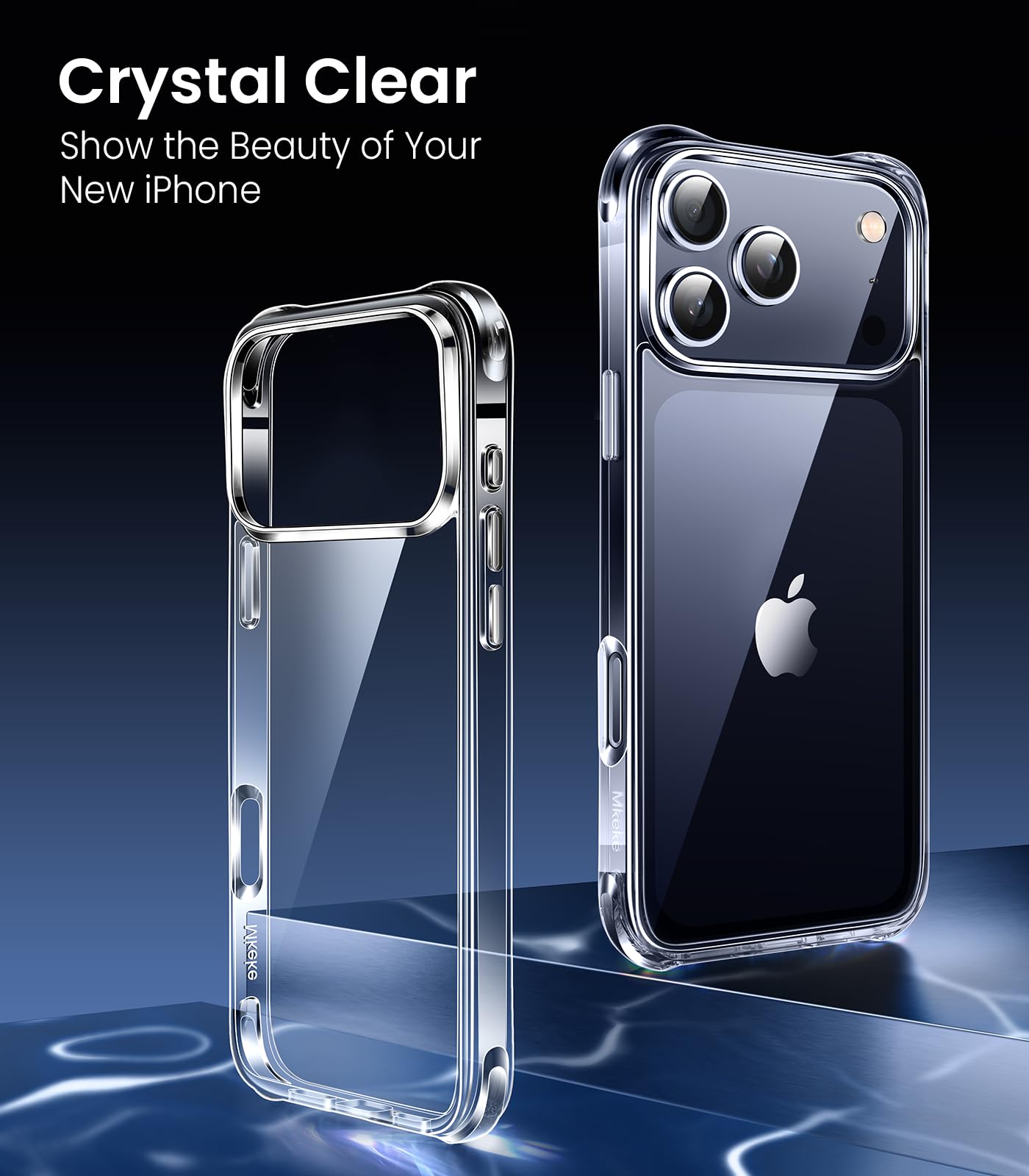 CrystalGuard i16: Clear, Tough, Anti-Yellowing Case