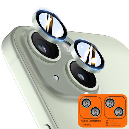 TOCOL Camera Lens Protector for iPhone 17 Tempered Glass HD Individual Scratch Resistant Camera Cover Accessories Case Friendly 2 Pack（Clear）