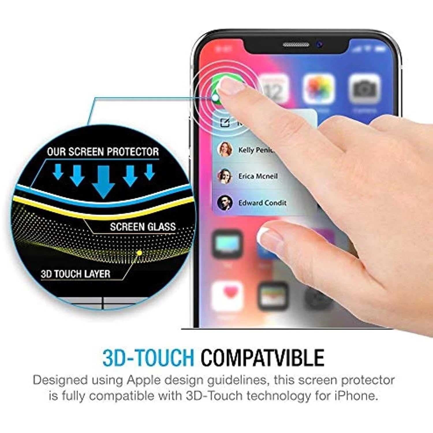 iPhone 11/XR SecureView Privacy Screen Protector Set - Small Enterprise