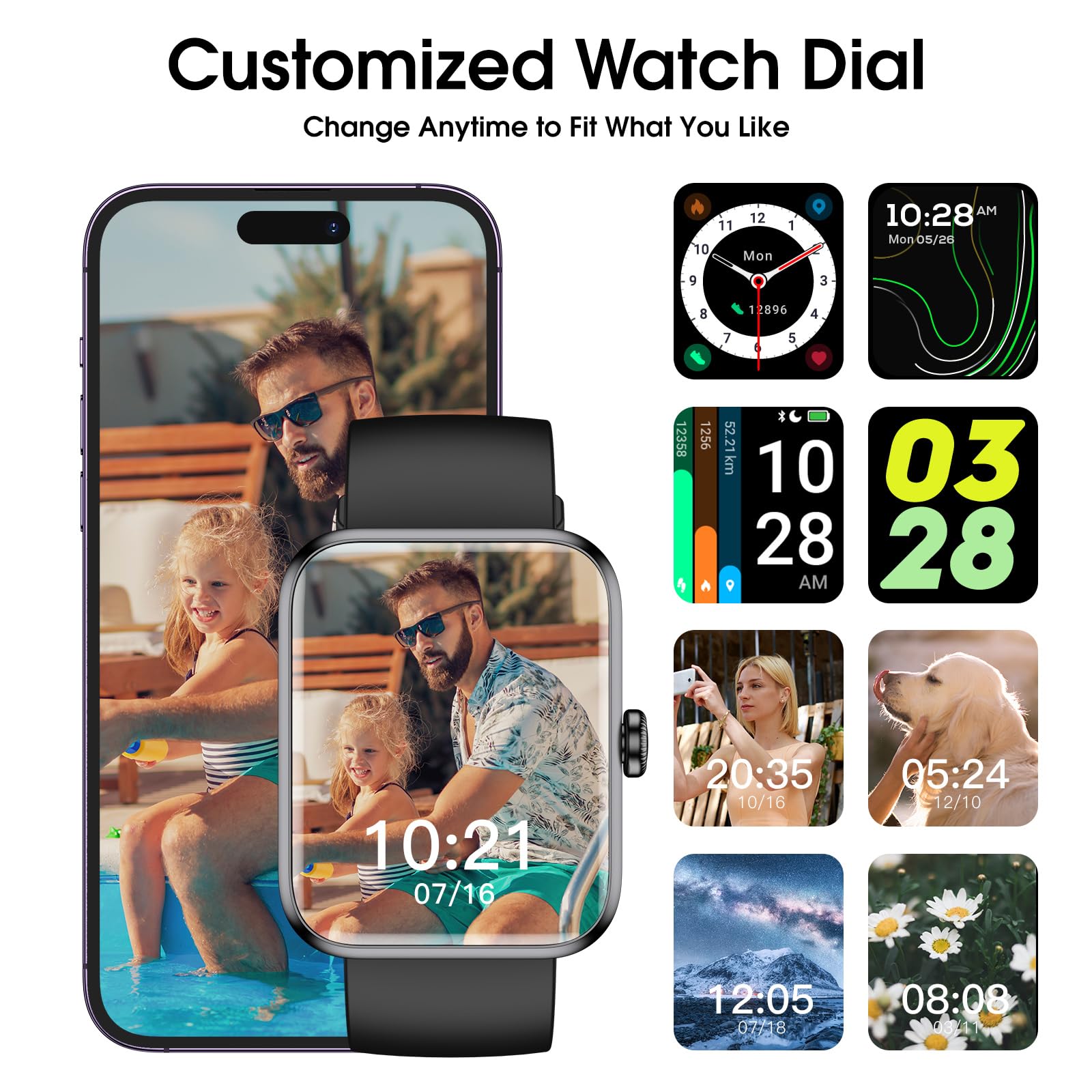 FitWatch Pro: Heart & Sleep Tracker Smartwatch 1.5 - Small Enterprise