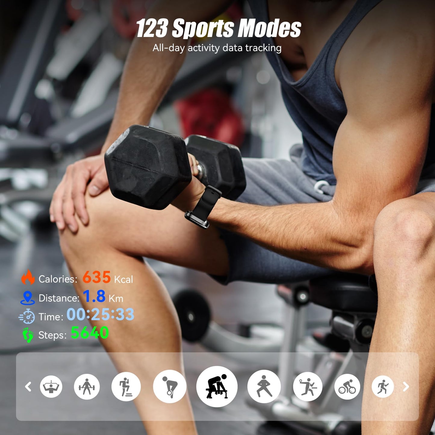 FitTrack Pro: HD Smartwatch with 120 Sports Modes - Small Enterprise