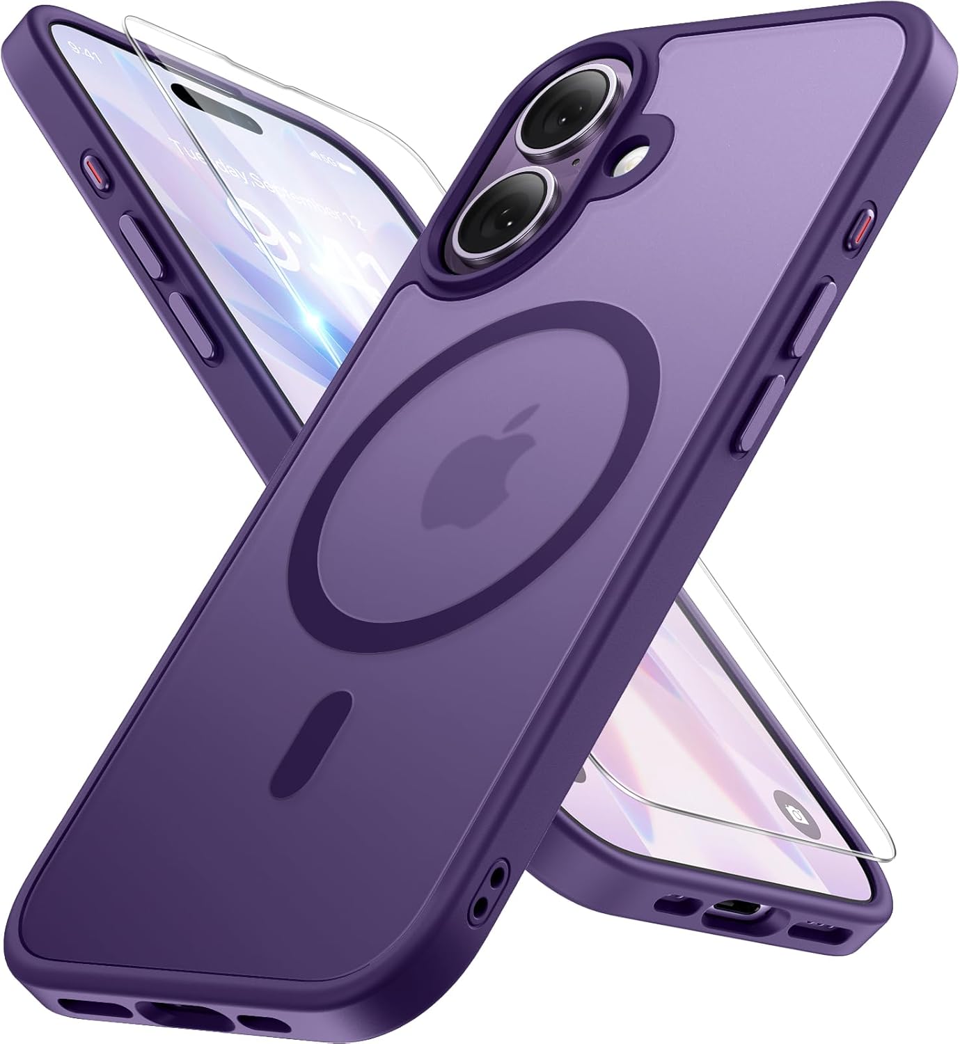 Miracase Magnetic iPhone 14 Case with Protectors