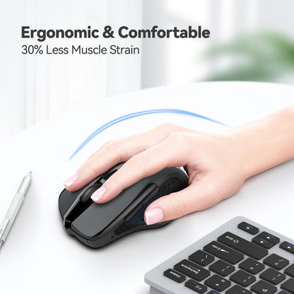 ErgoGlide Wireless: 6-Button, 2600 DPI, 24-Month Power