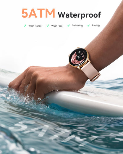 SportyPink Smartwatch - 5ATM, Fitness Tracker, HR Monitor - Small Enterprise
