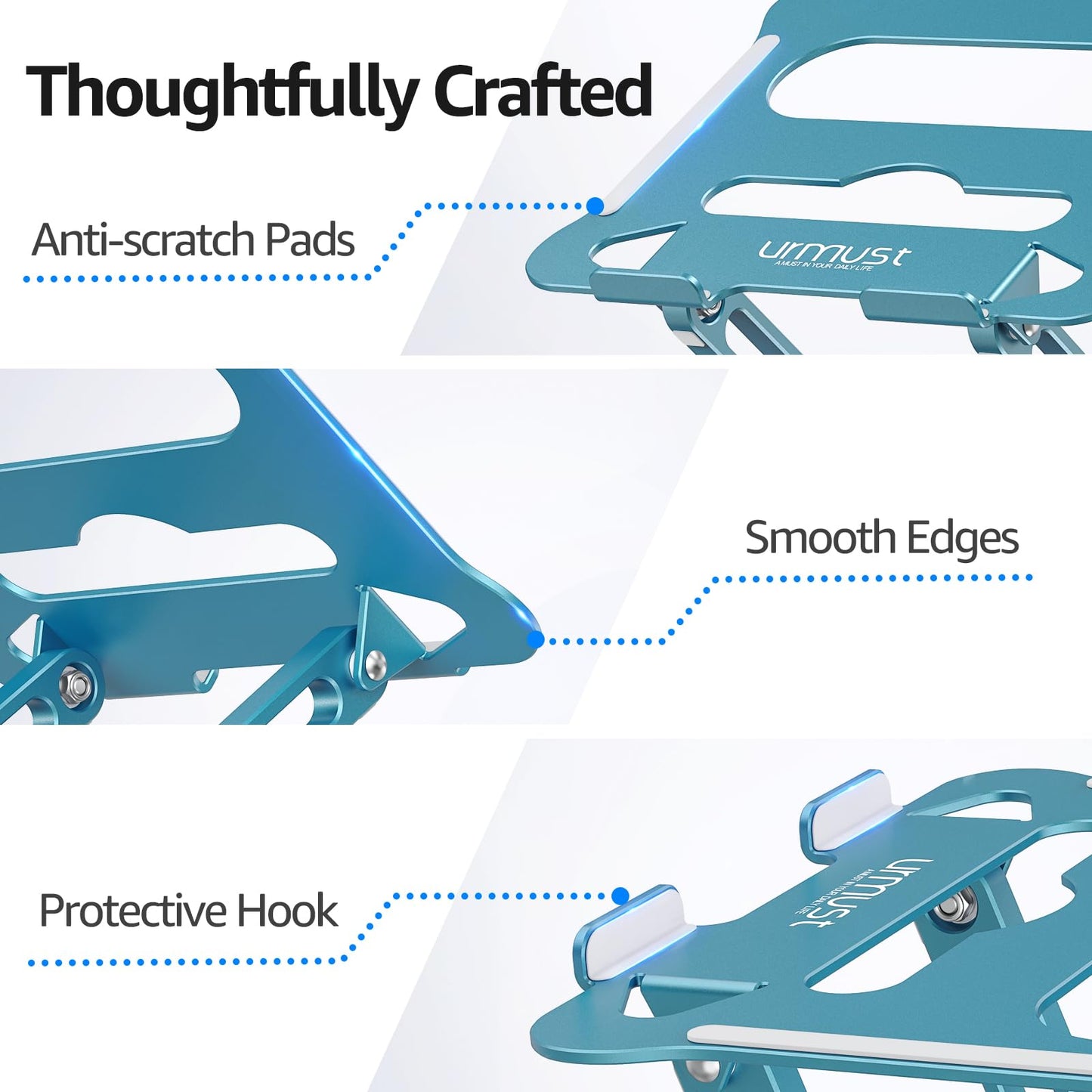 FlexLift: Adjustable Laptop Riser for All Models